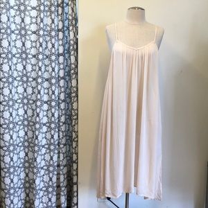Airy Sheer Ivory Crepe Dress Coverup Sexy Back